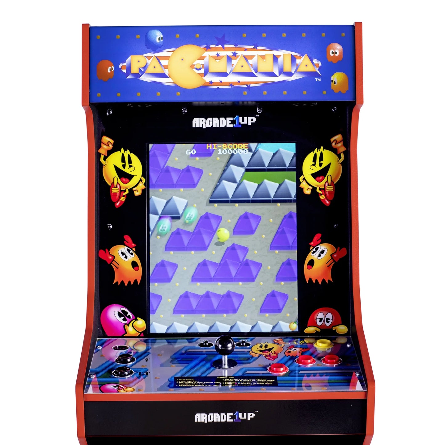 Bandai Namco 14-IN-1 Legacy Arcade Game PAC-MANIA Edition with Licensed Riser