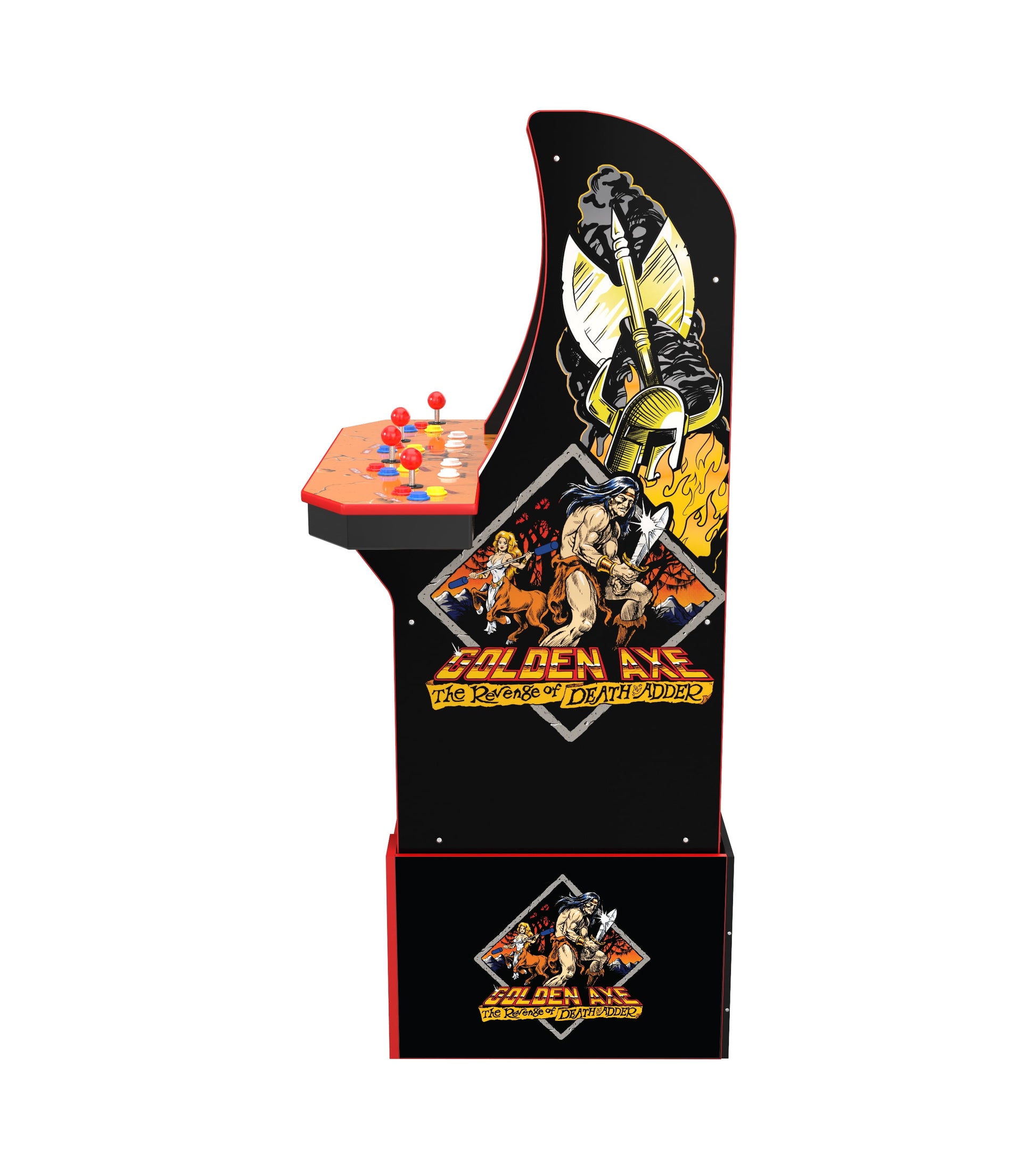 Golden Axe Arcade with Riser and Lit Marquee